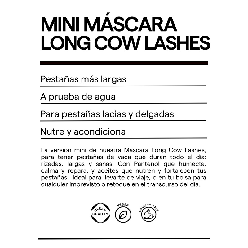 M&Aacute;SCARA WATERPOOF LONG COW LASHES PARA PESTA&Ntilde;AS LATINAS (M&Aacute;SCARA PARA PESTA&Ntilde;AS)